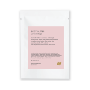 Body Butter Lav Sage Sample Packet 01